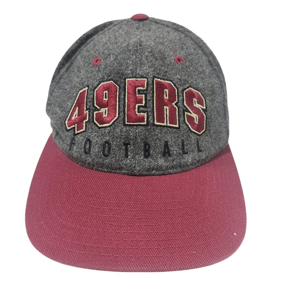 San Francisco 49ers Hat Cap Strap Back Mens One Size Gray NFL Football ANNCO